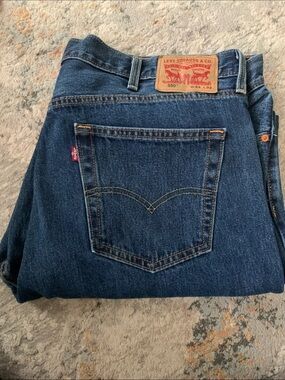 Levi's Men's 550 Straight Jeans - Dark Blue